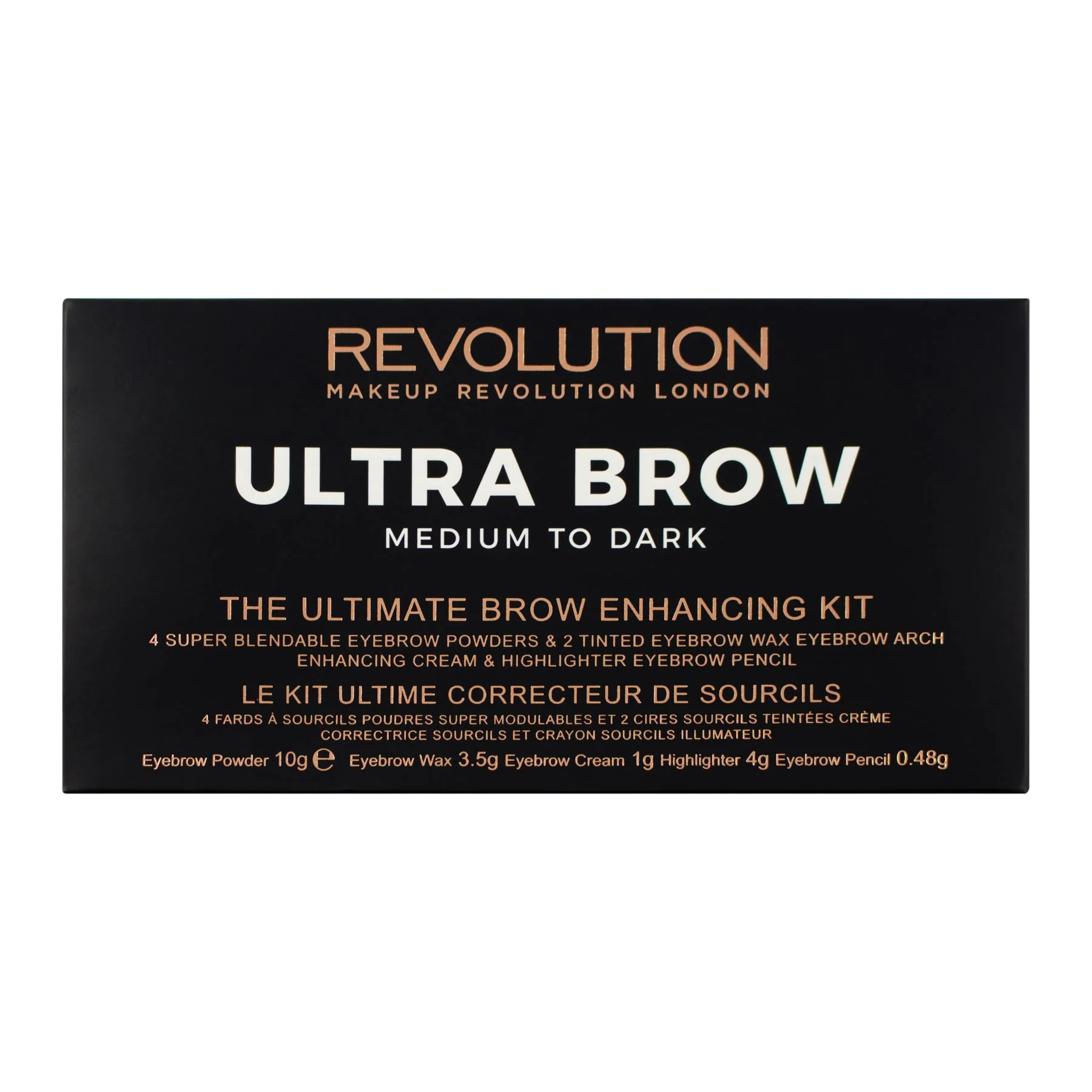Revolution Ultra Brow Kit Medium to Dark