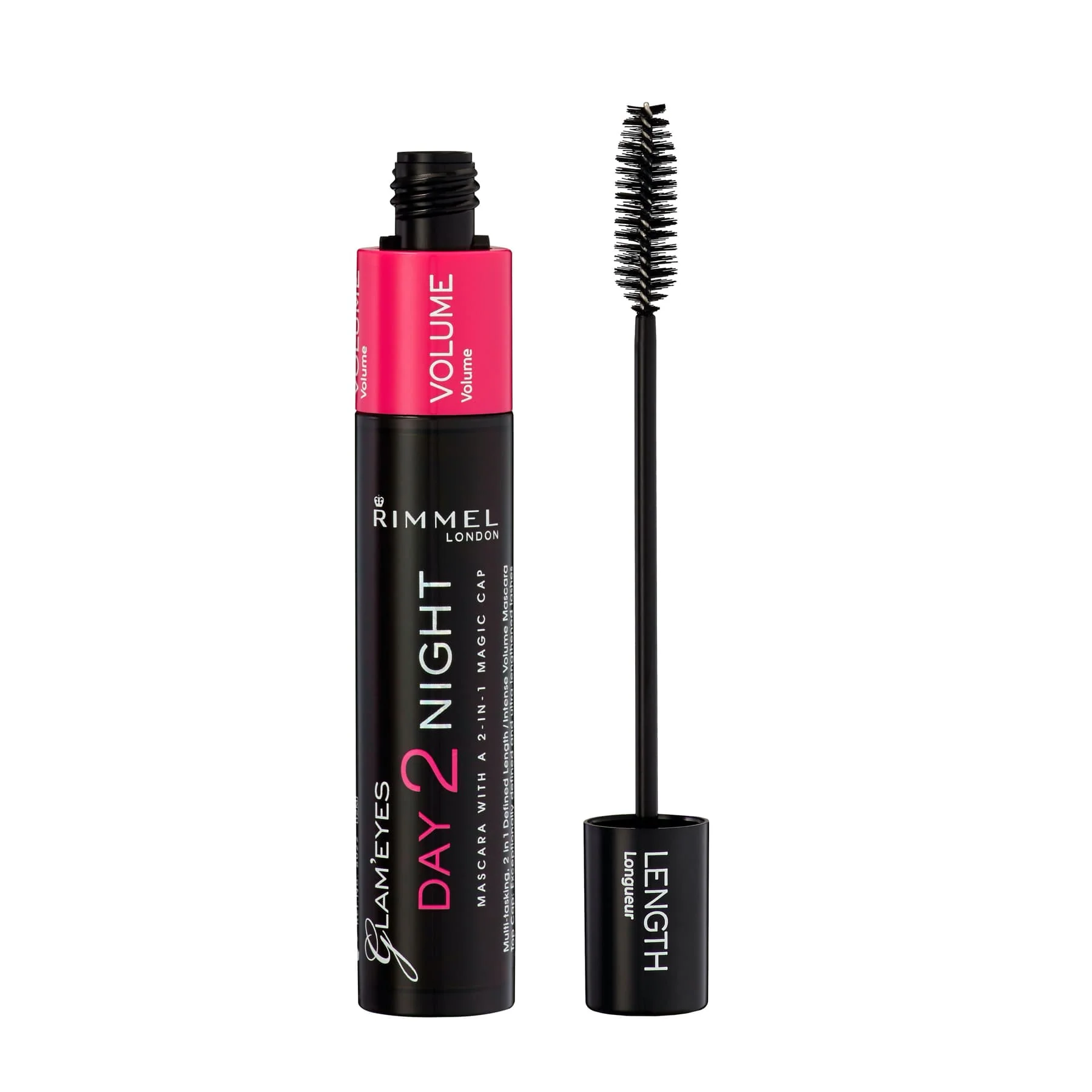 Rimmel Glam'Eyes Day 2 Volumizing & Lengthening Mascara Black 9.5ml