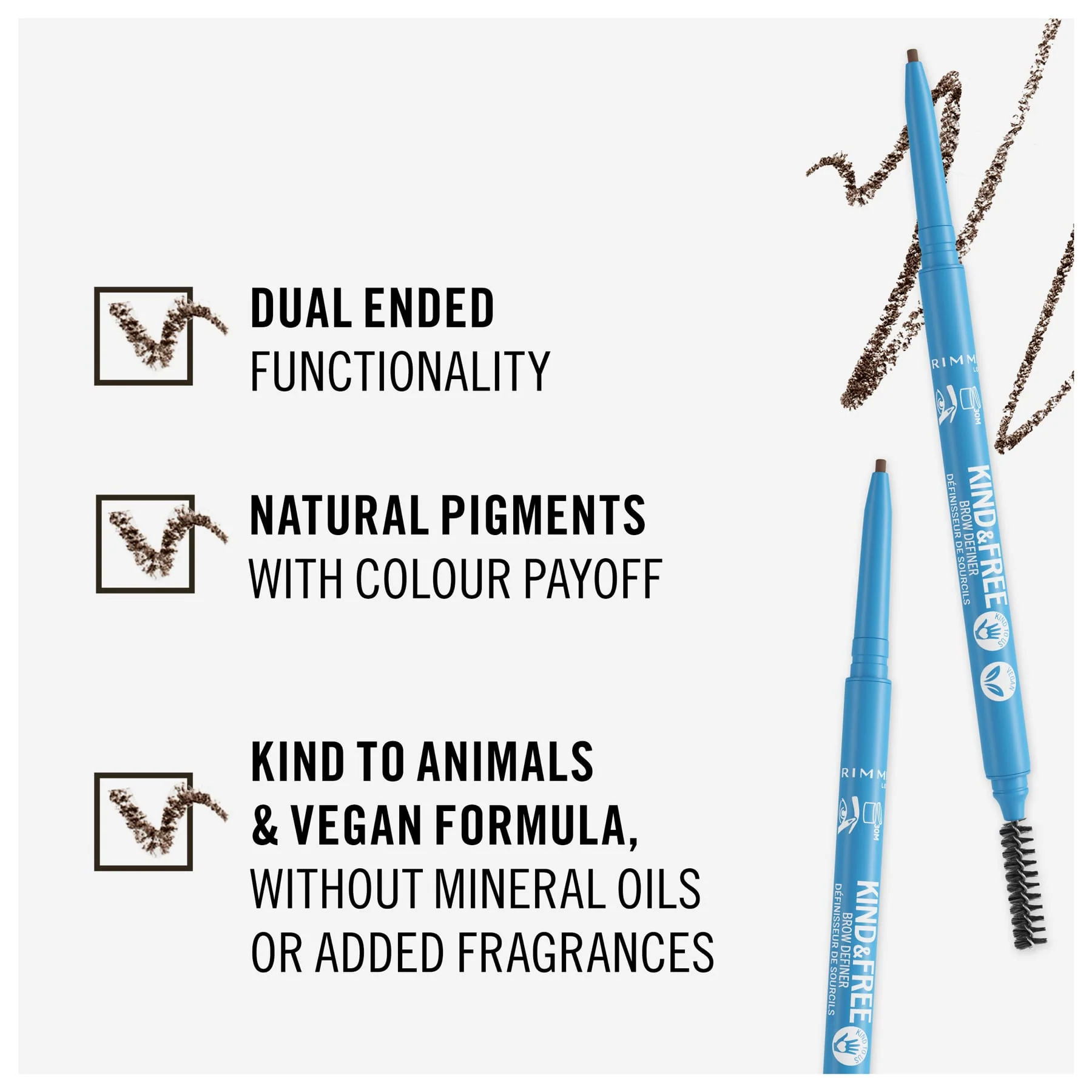 Rimmel Kind & Free Brow Definer 8g - Image 11