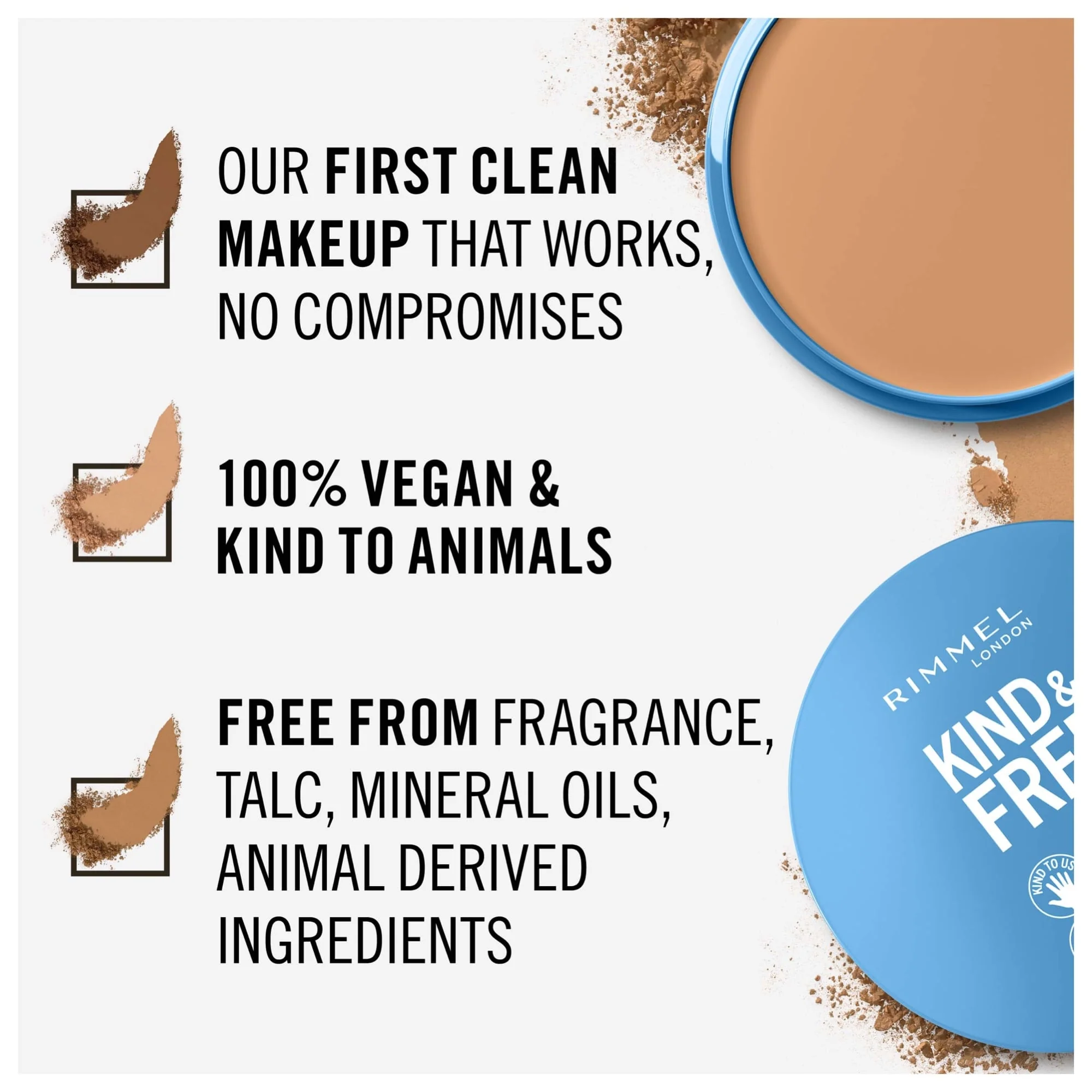 Rimmel KIND & FREE Pressed Powder 10g - Image 28