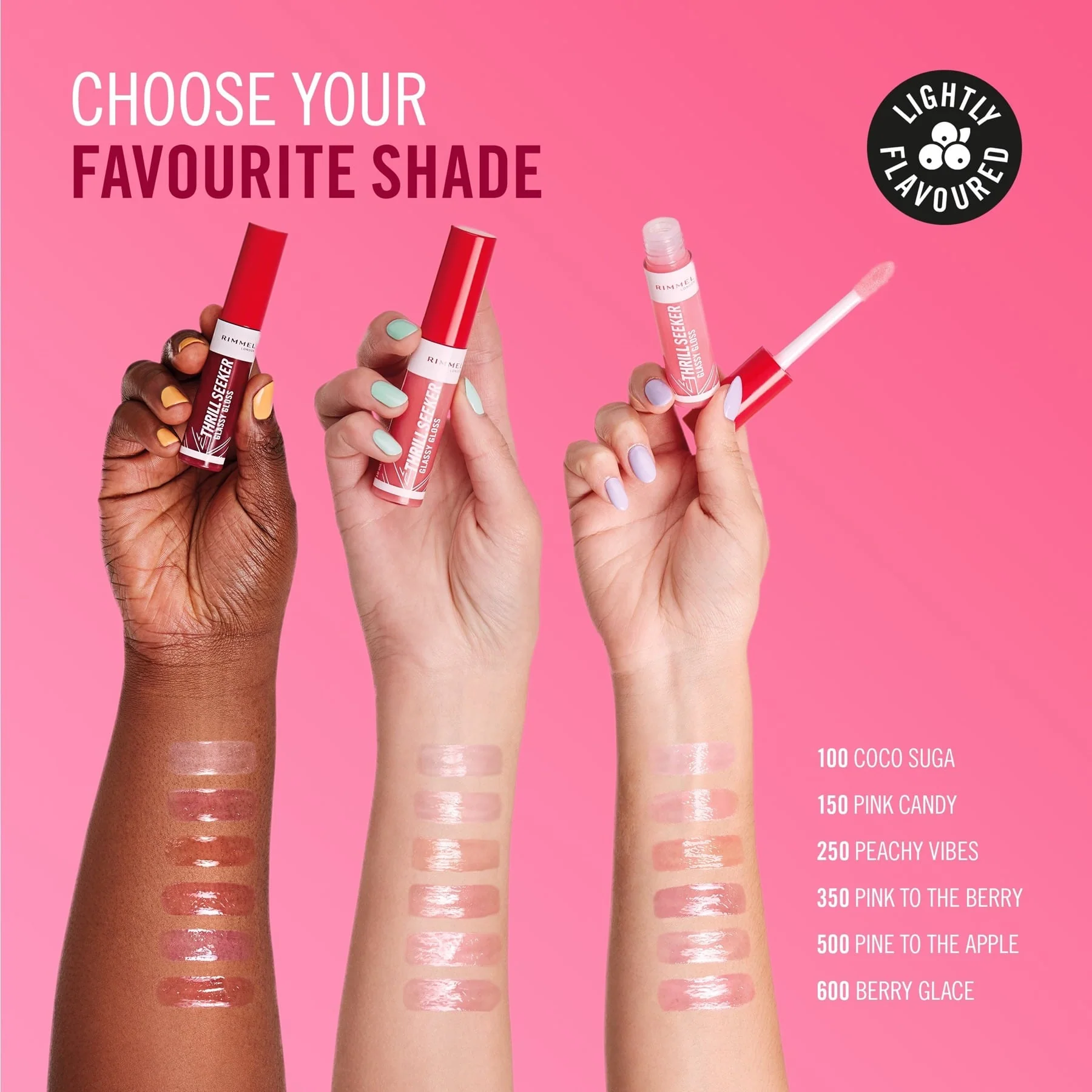 Rimmel Thrill Seeker Glassy Gloss Lip Gloss 10ml - Image 15