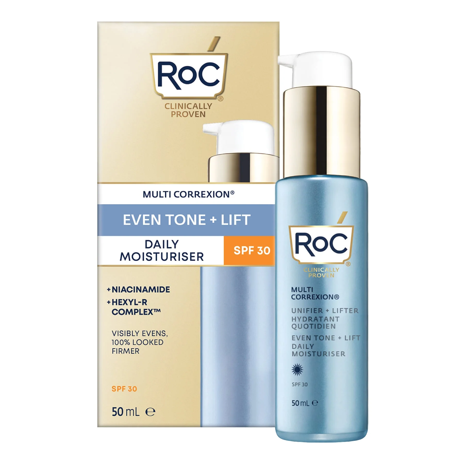 RoC Multi Correxion Even Tone + Lift Daily Moisturizer SPF 30 50ml