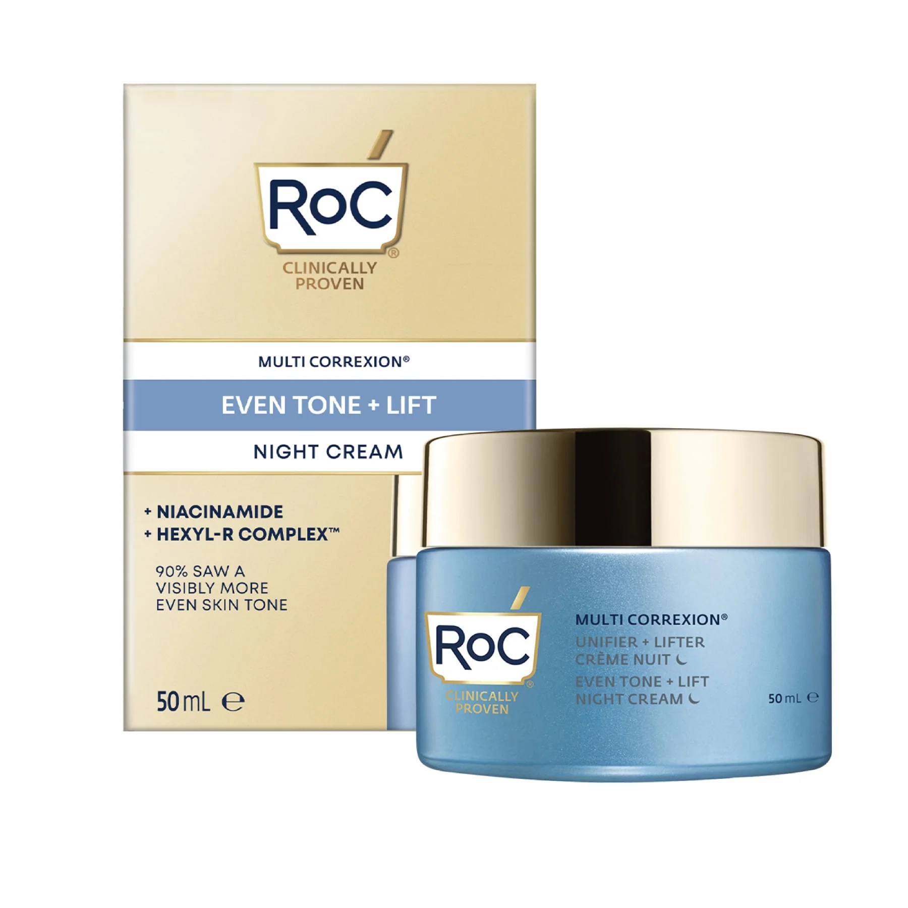 RoC Multi Correxion Even Tone + Lift Night Cream 50ml