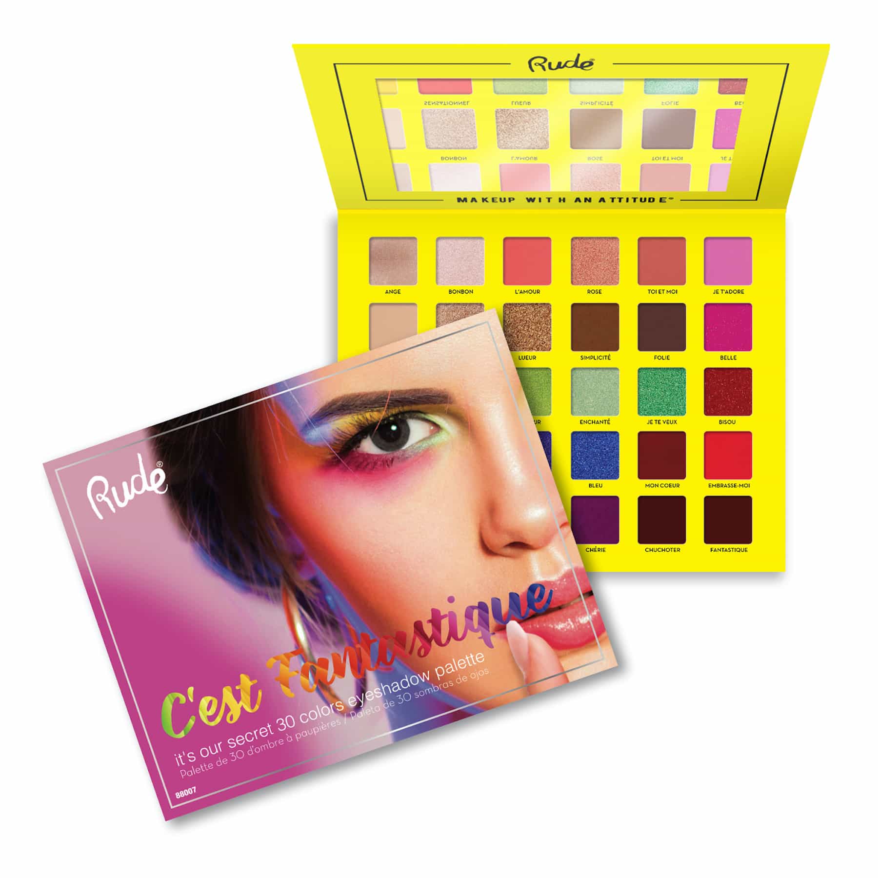 Rude Eyeshadow Palette C'est Fantastique - 30 shades