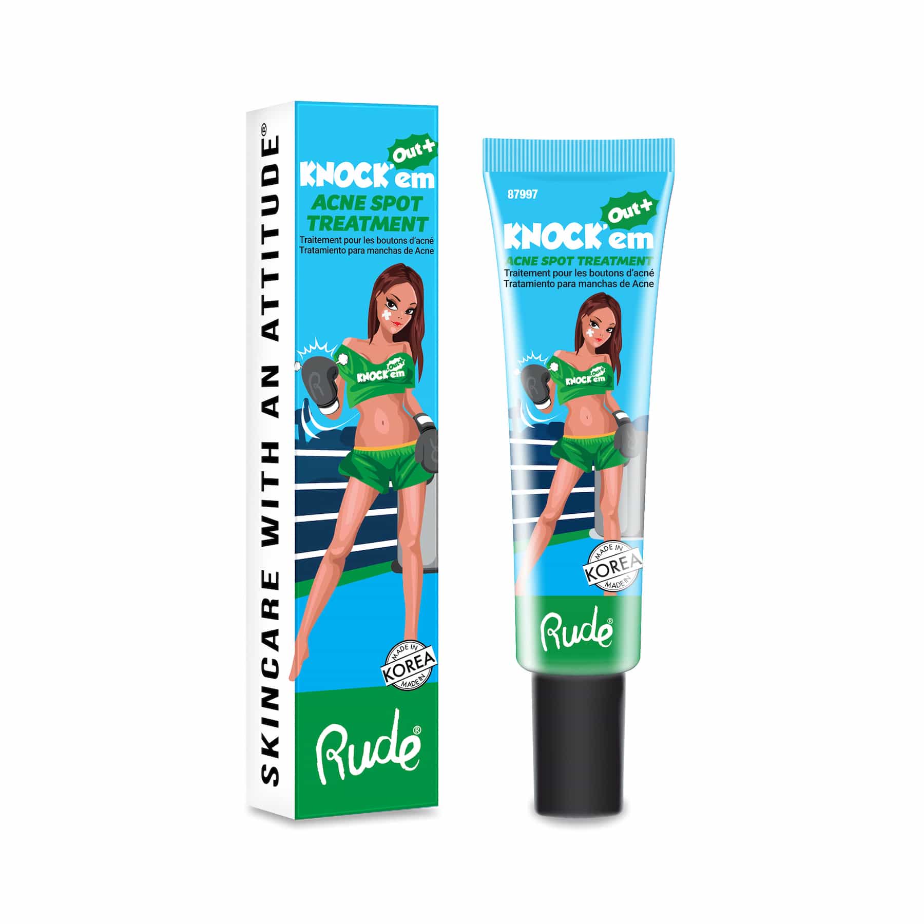 Rude Knock'Em Out Acne Spot Treatment 12.5ml