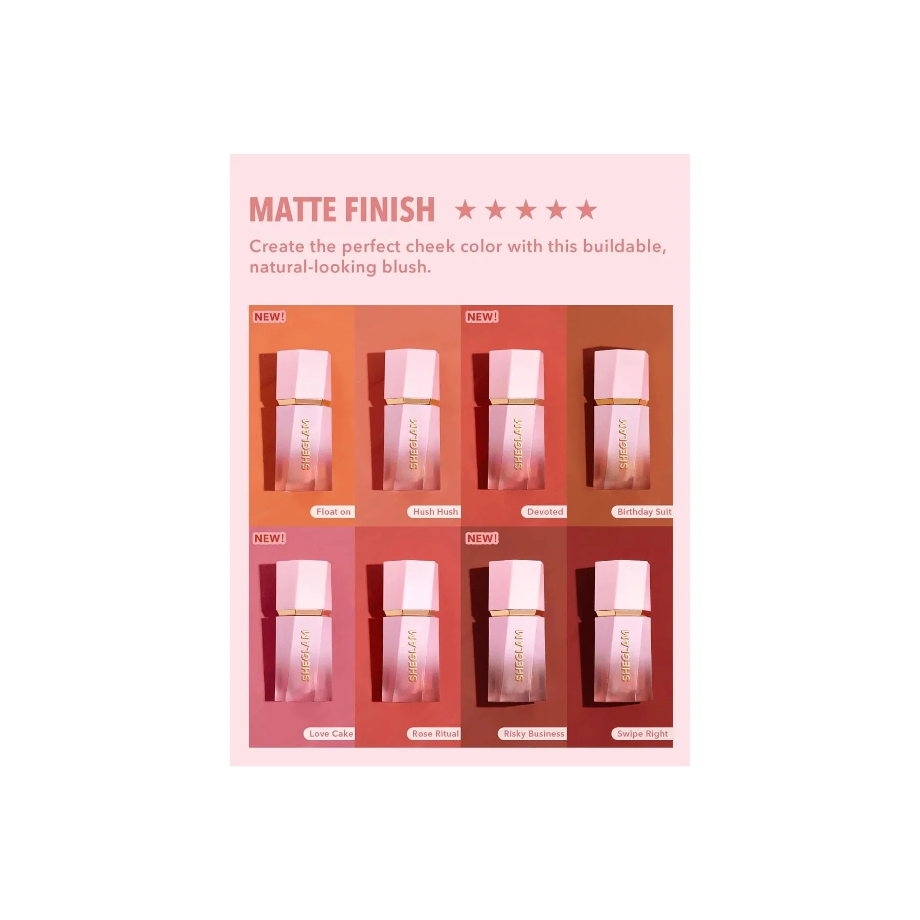 Sheglam Color Bloom Liquid Blush Matte Finish - Image 10