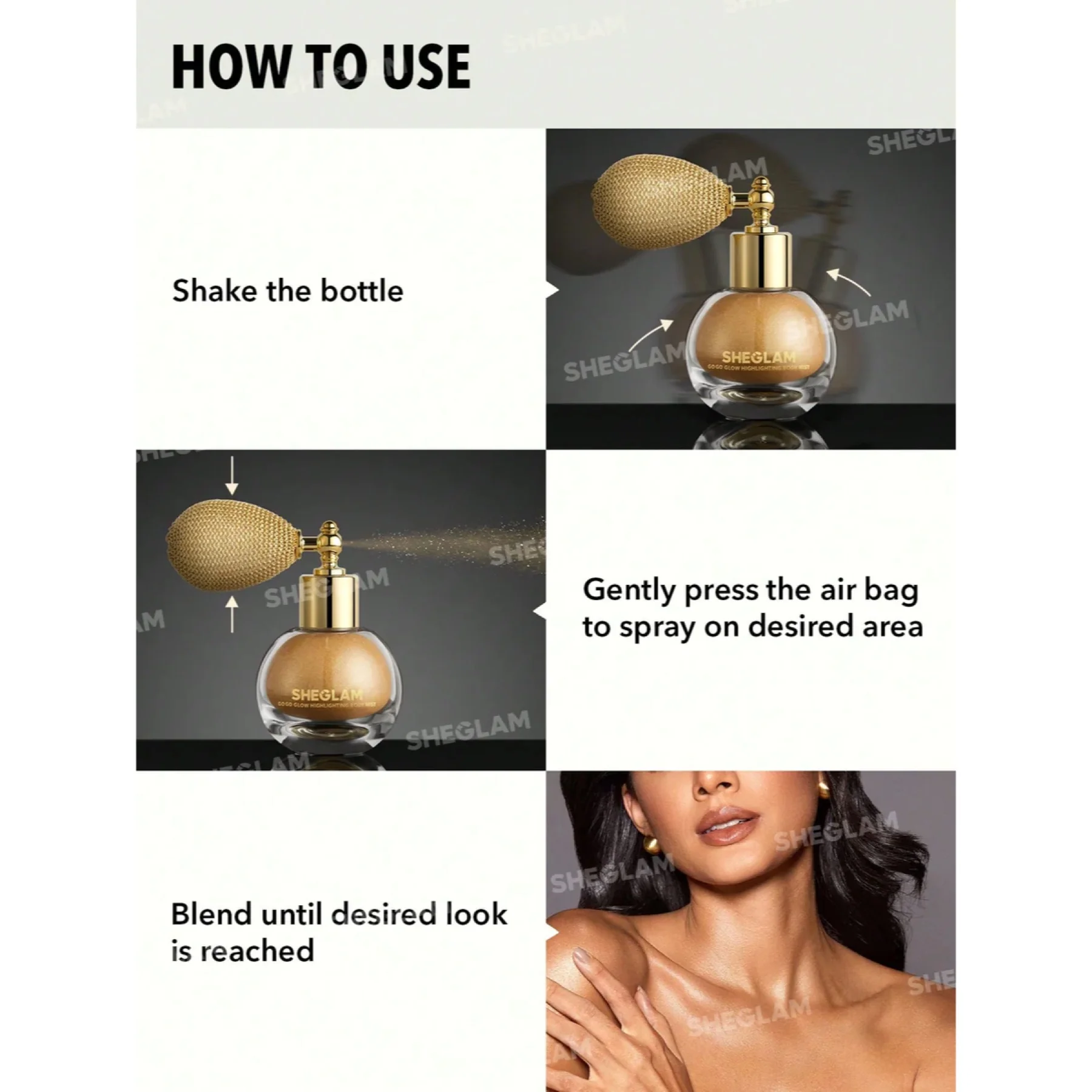 Sheglam Go Go Glow Highlighting Body Mist - Image 2