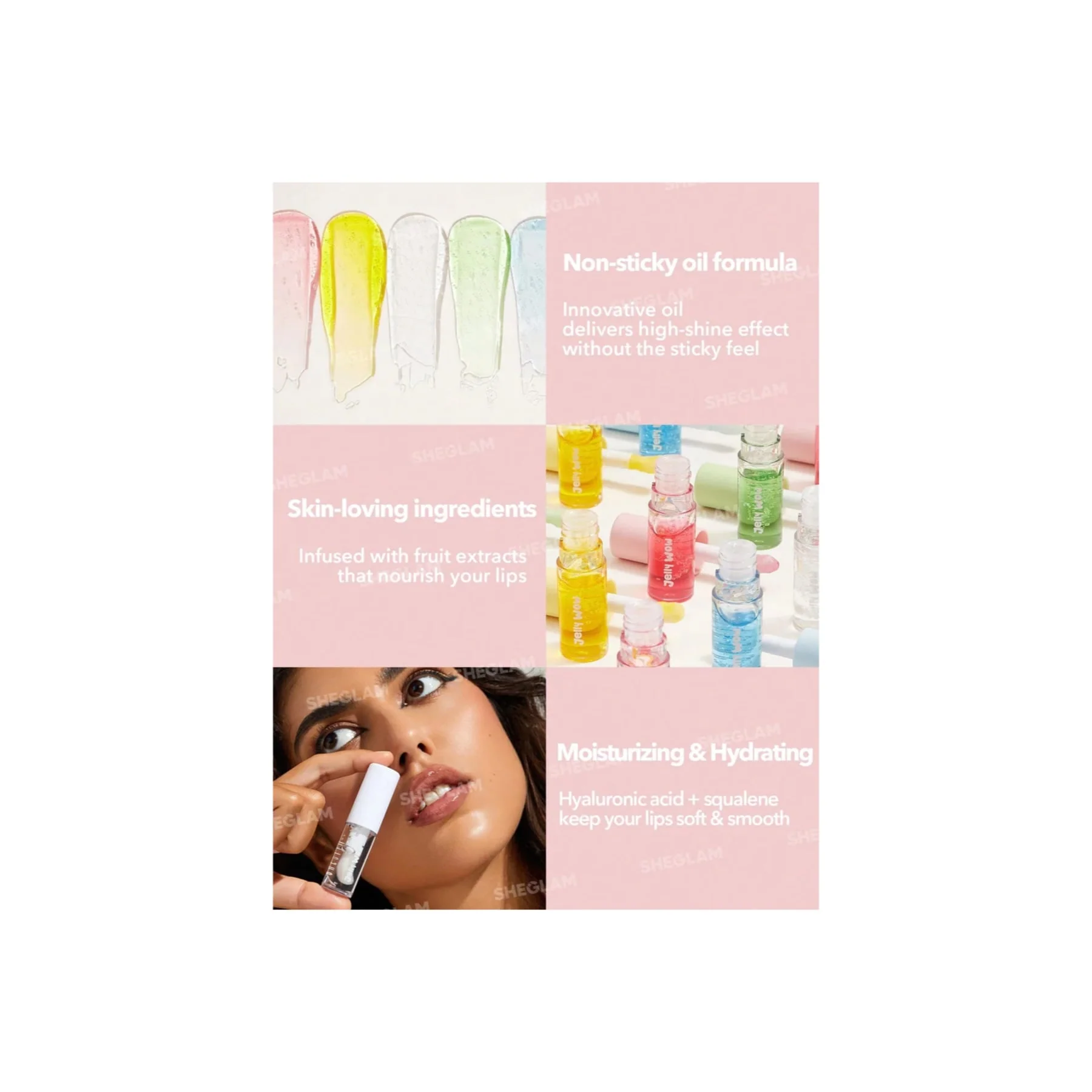 Sheglam Jelly Wow Hydrating Lip Oil - Image 5