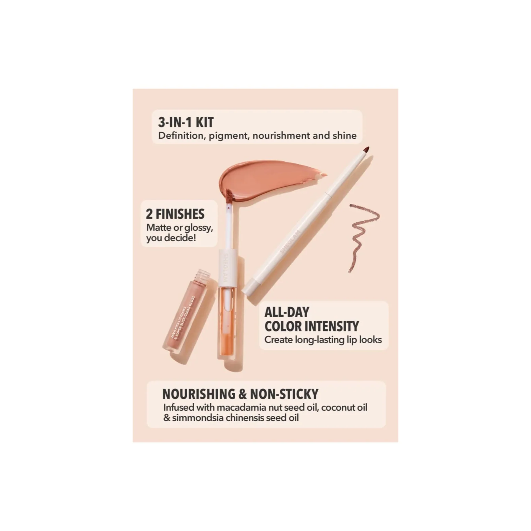 Sheglam Soft 90'S Glam Lip Liner And Lip Duo Set - Image 16