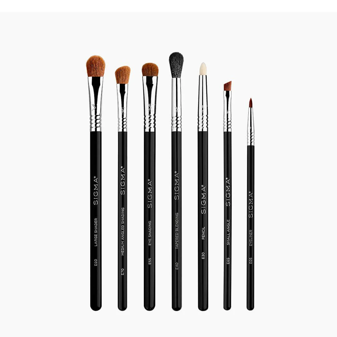 Sigma Beauty Basic Eyes Makeup Brush Set 7pcs
