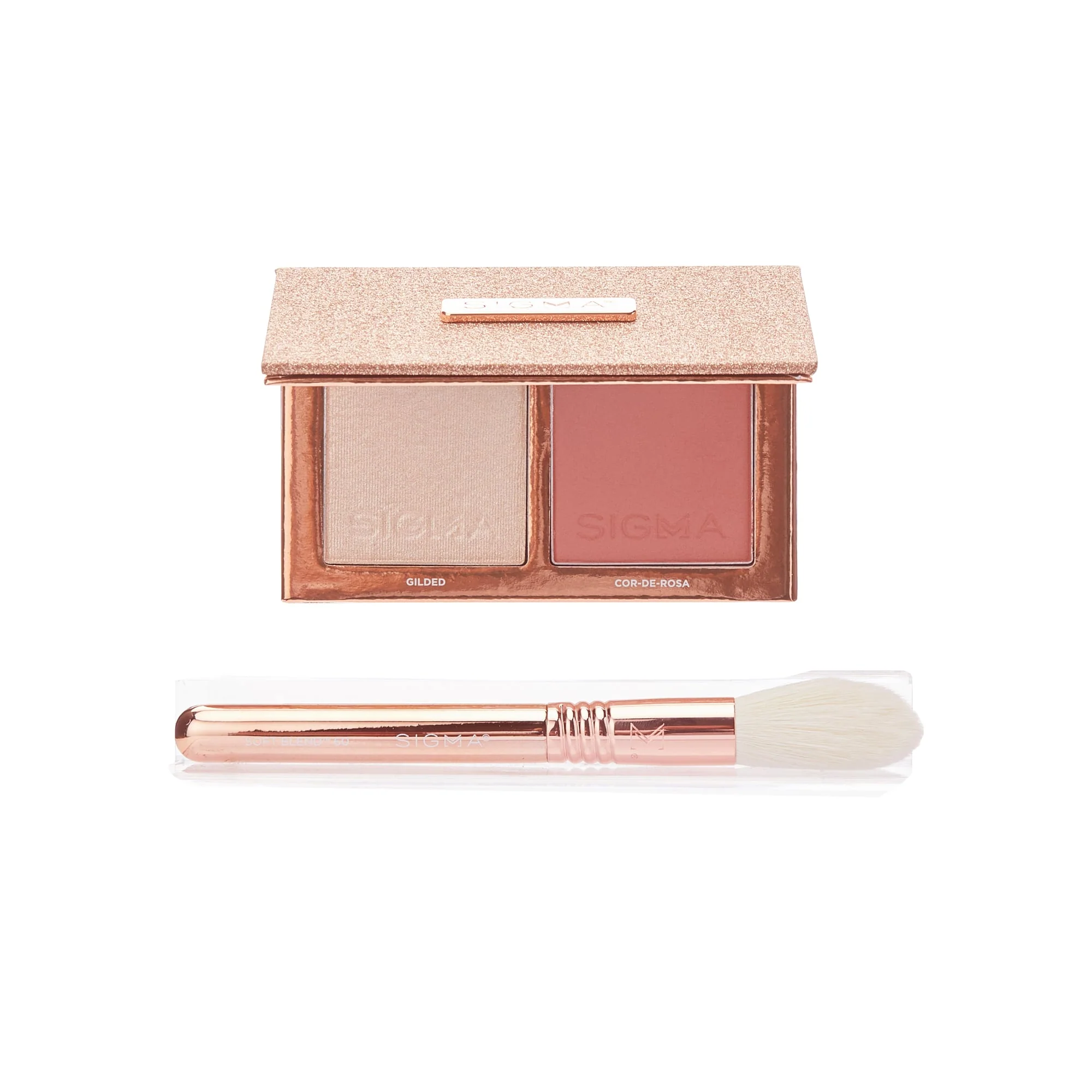 Sigma Beauty Rose Glow Cheek Duo Makeup Set 2pcs