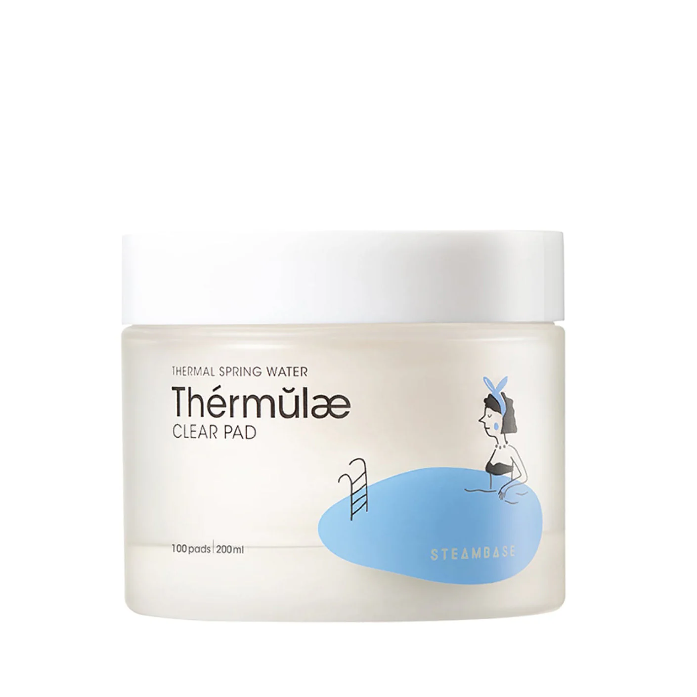 Steambase Thermulae Clear Pad Cleansing Wipes 100pcs
