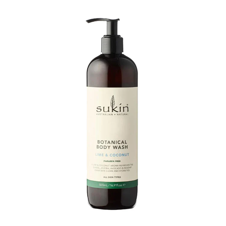 Sukin Botanical Body Wash Lime & Coconut 500ml