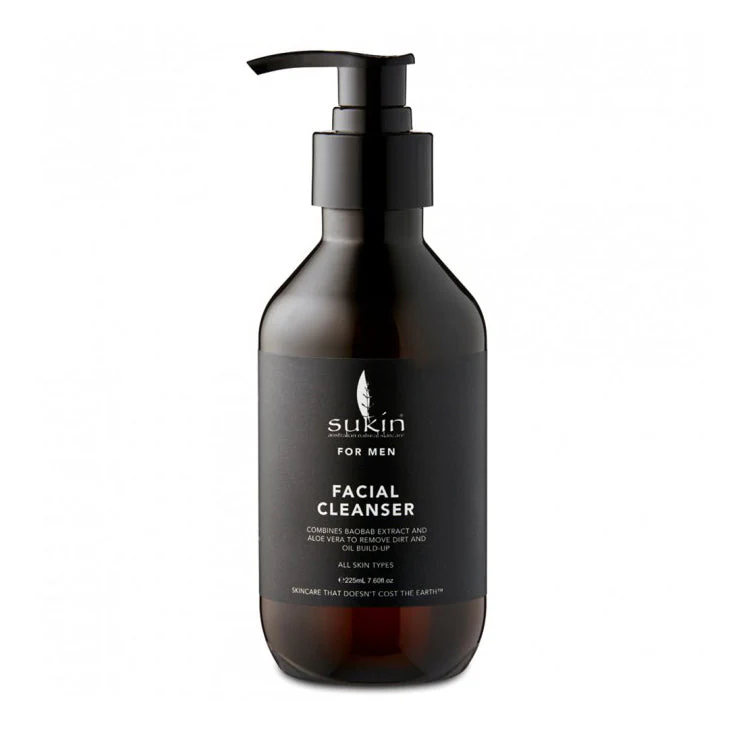 Sukin Men's Facial Foam Cleanser 225ml