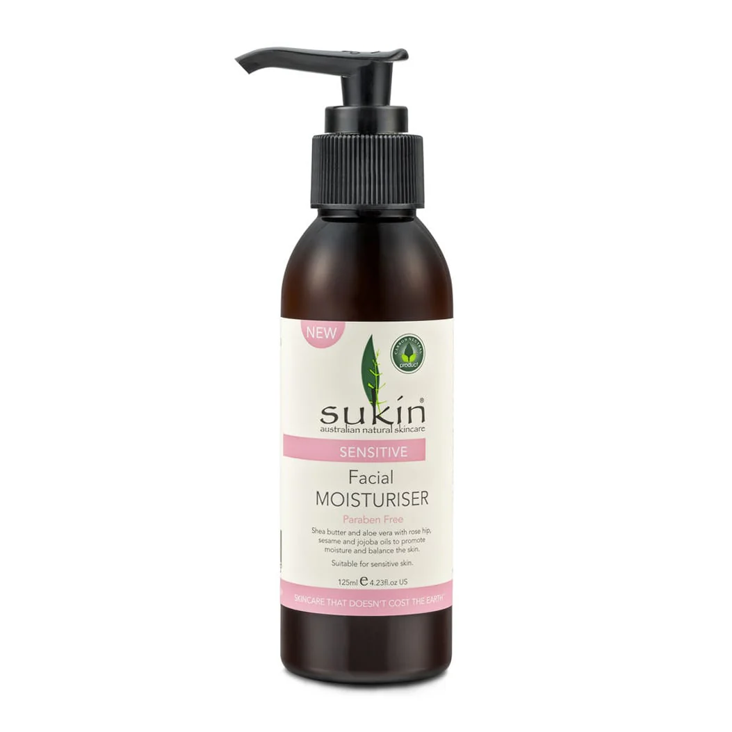 Sukin Sensitive Face Moisturiser Cream 125ml