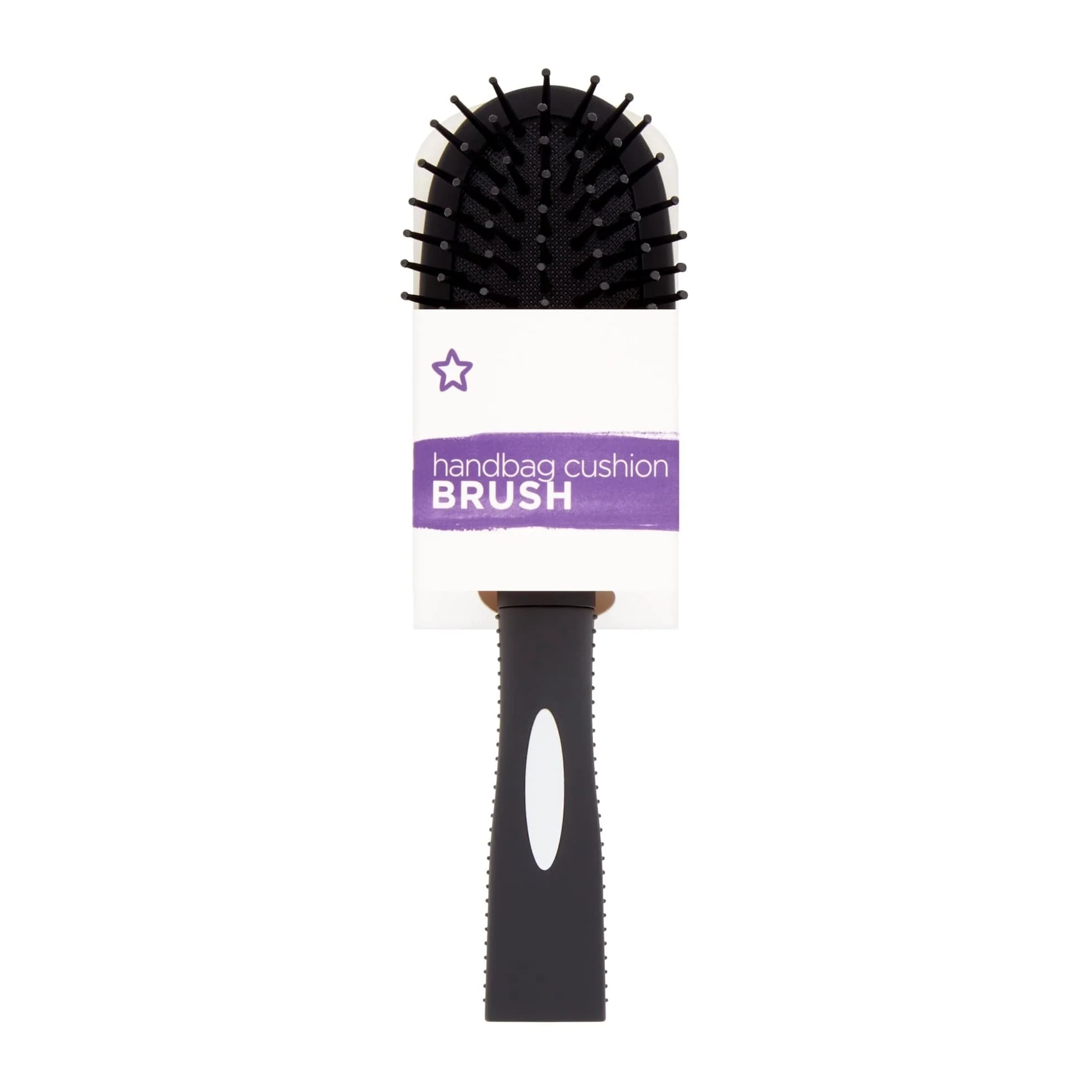 Superdrug Handbag Cushion Hair Brush 1pc