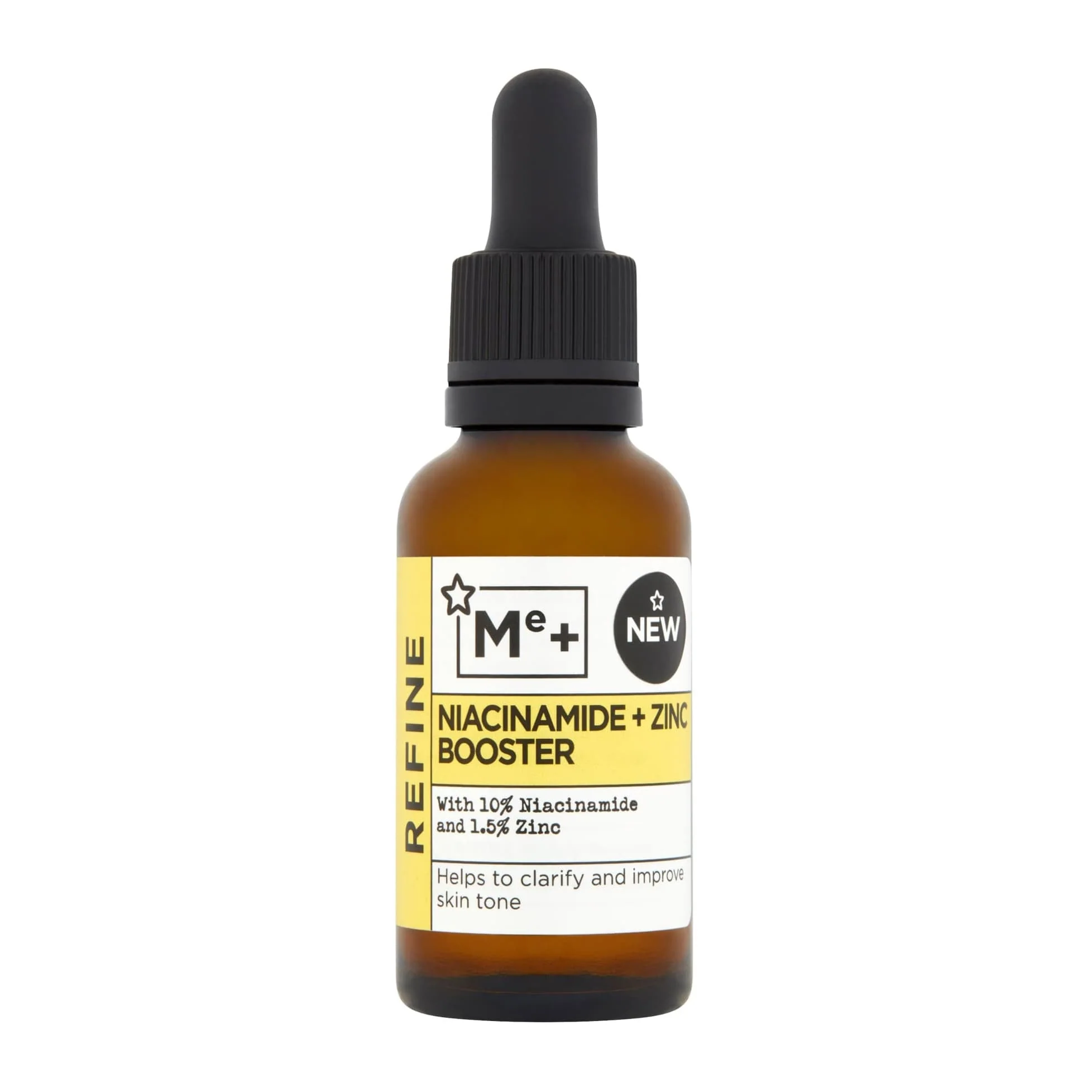 Superdrug Me+ Booster Purifying Face Serum Niacinamide & Zinc 30ml