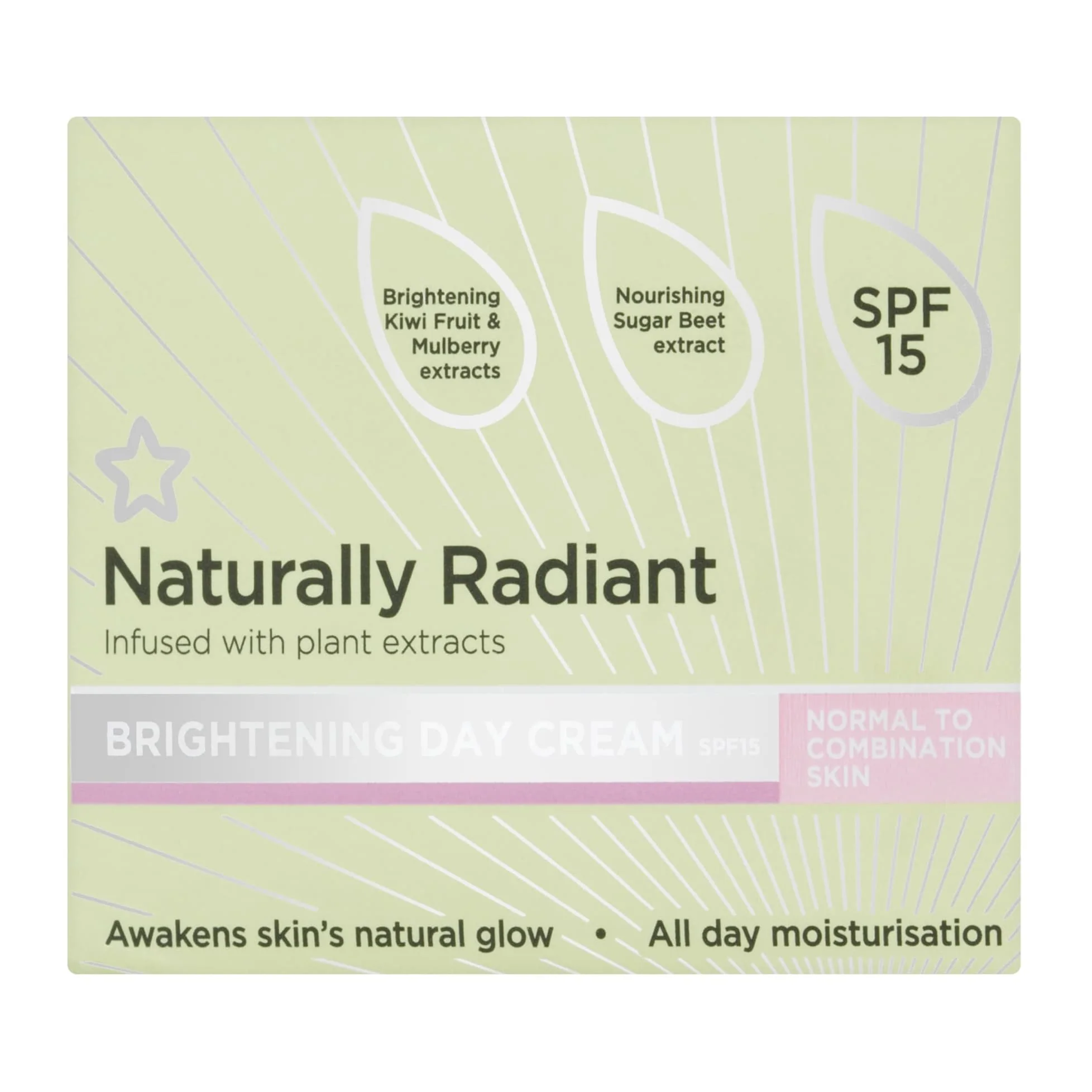 Superdrug Naturally Radiant Brightening Day Cream 75ml