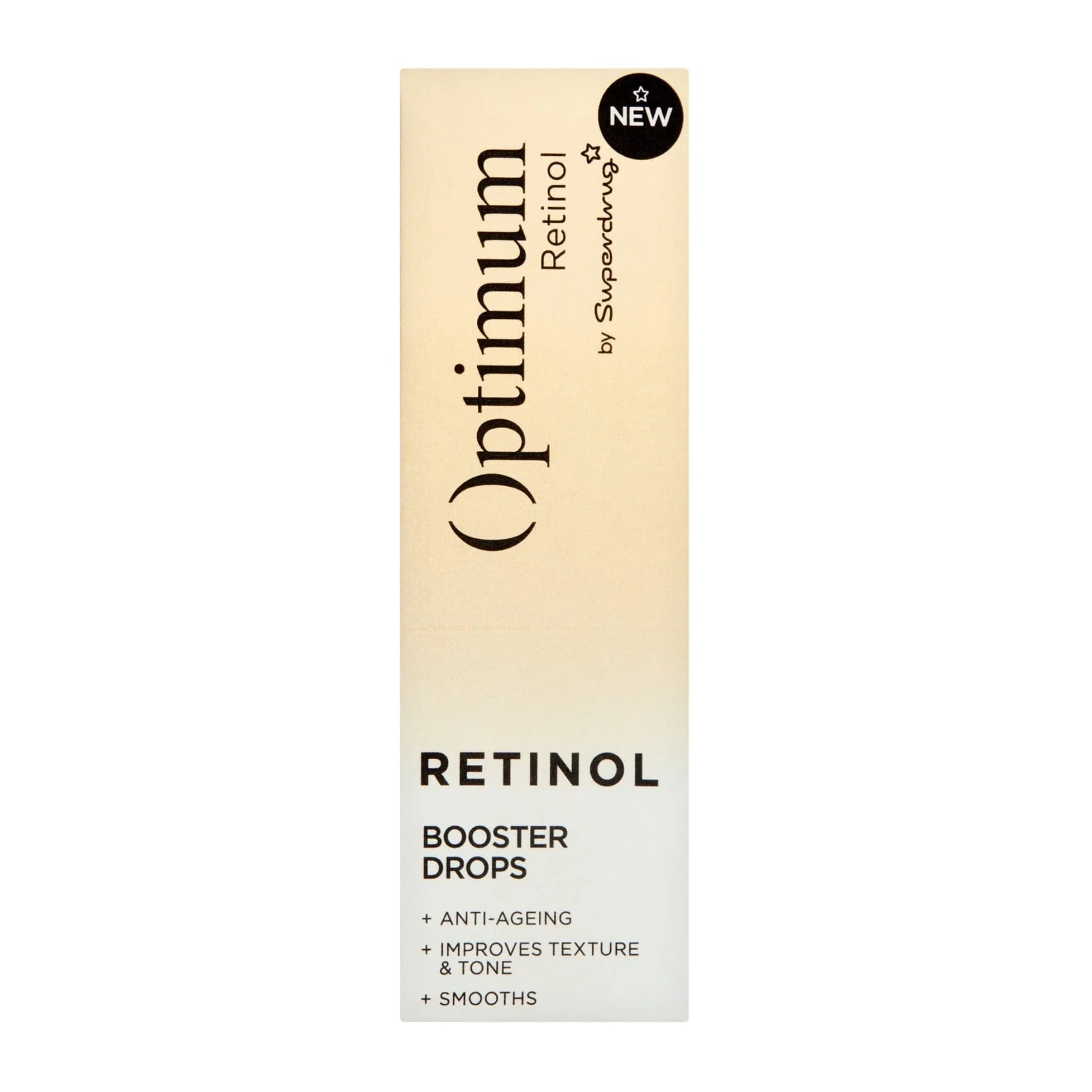 Superdrug Optimum Nourishing Booster Drops Anti-Ageing Treatment Retinol 30ml