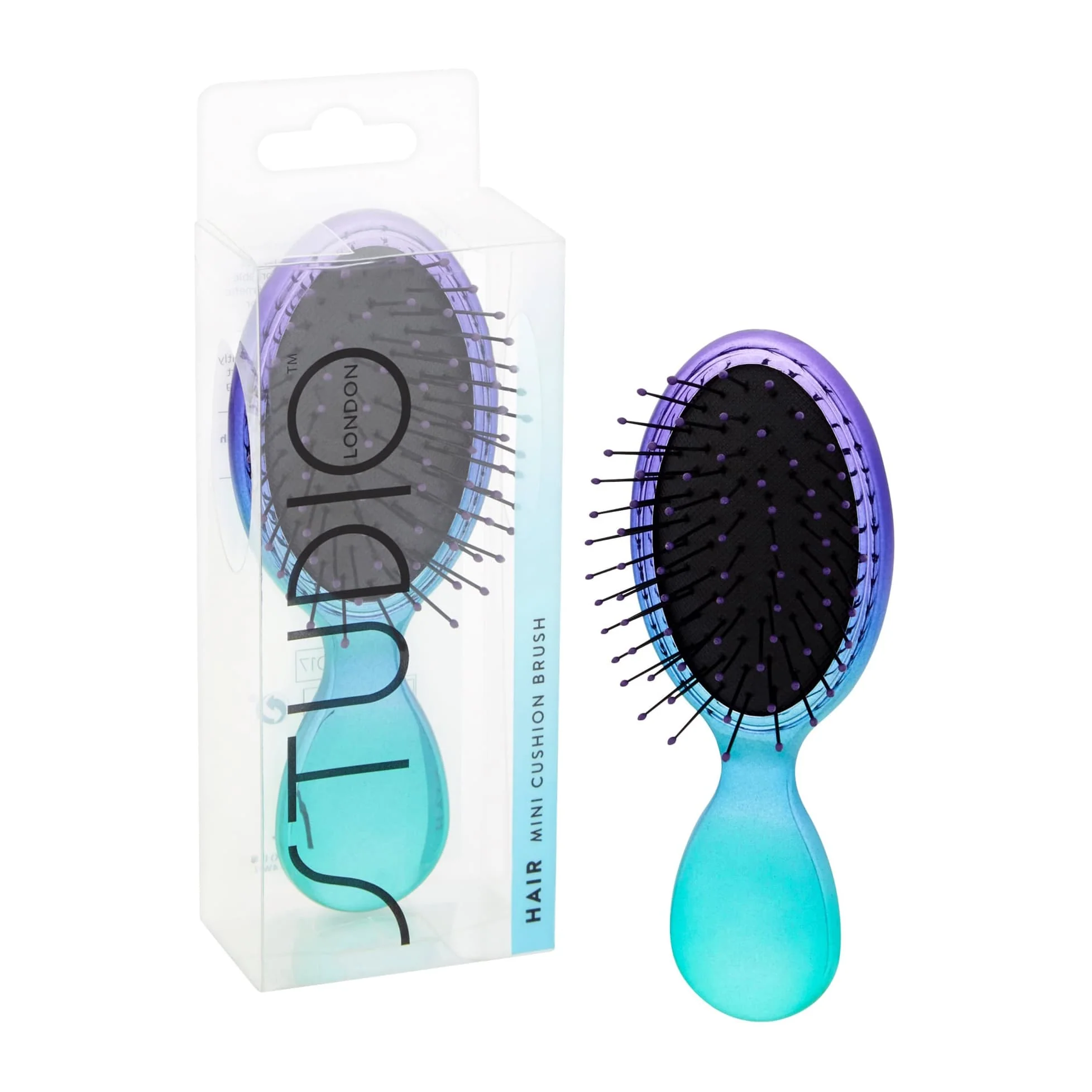 Superdrug Studio London Cushion Hair Brush Mini 1pc