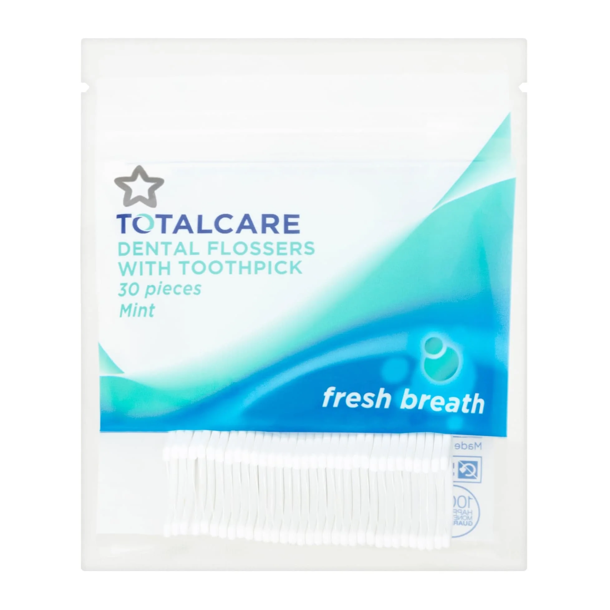 Superdrug Total Care Dental Floss Mint 30pcs