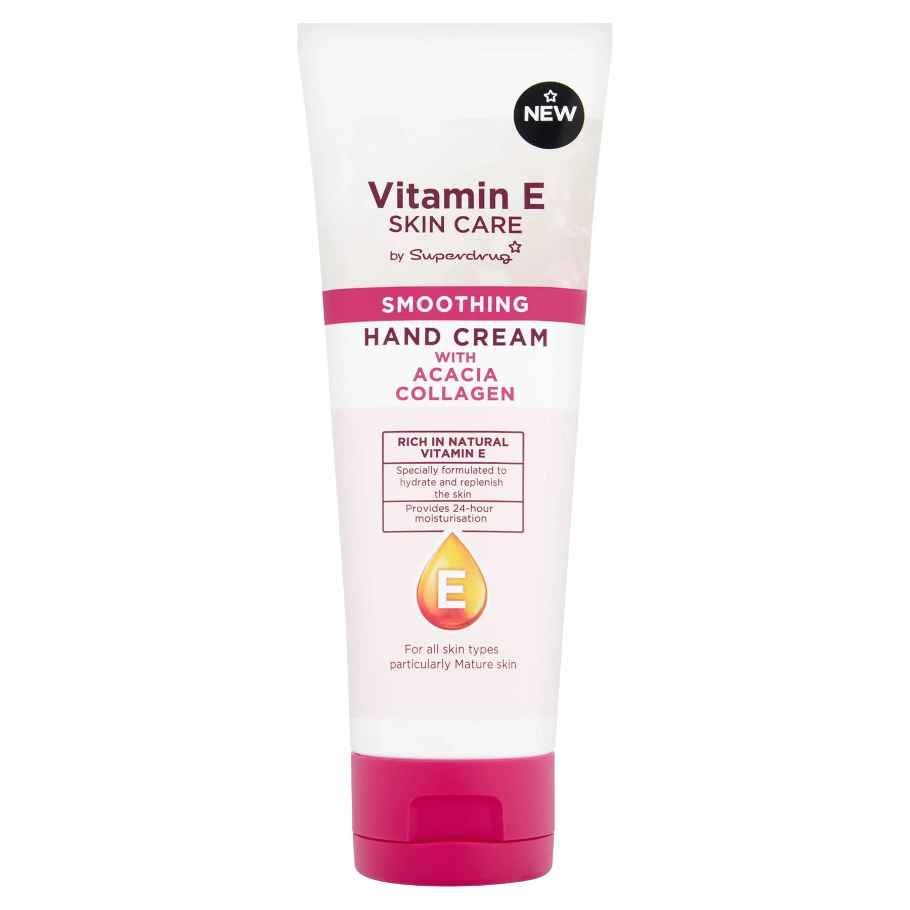 Superdrug Vitamin E & Acacia Collagen Hand Cream 75ml