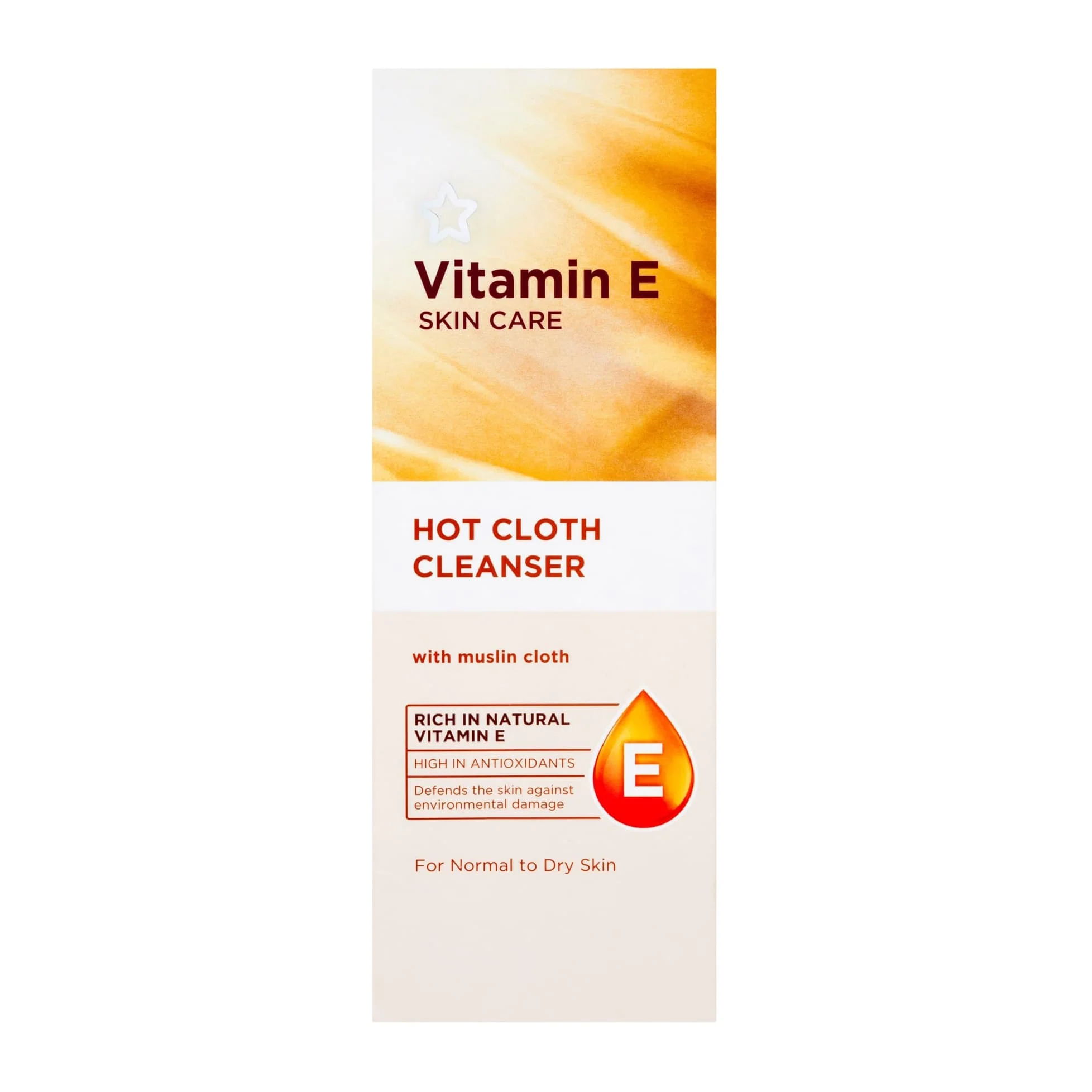 Superdrug Vitamin E Hot Cloth Cleanser 200ml