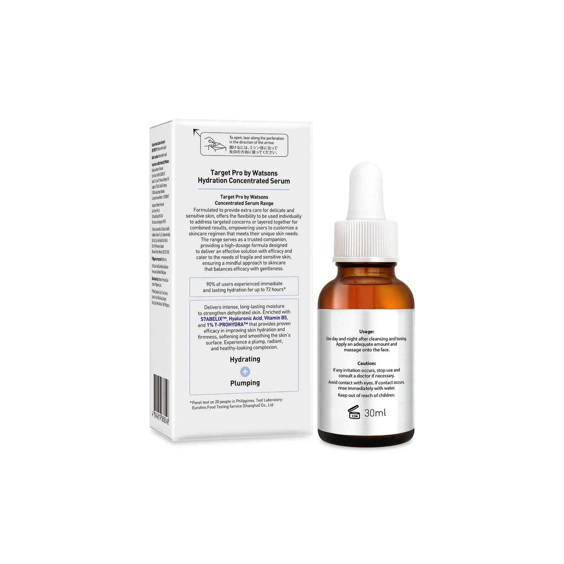 Target Pro by Watsons Hydration Concentrated Serum 30ml - Image 2