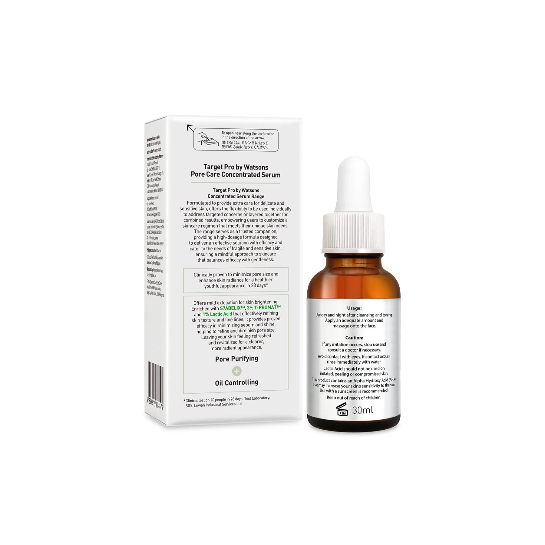 Target Pro by Watsons Pore Care Concentrated Serum 30ml - Image 2