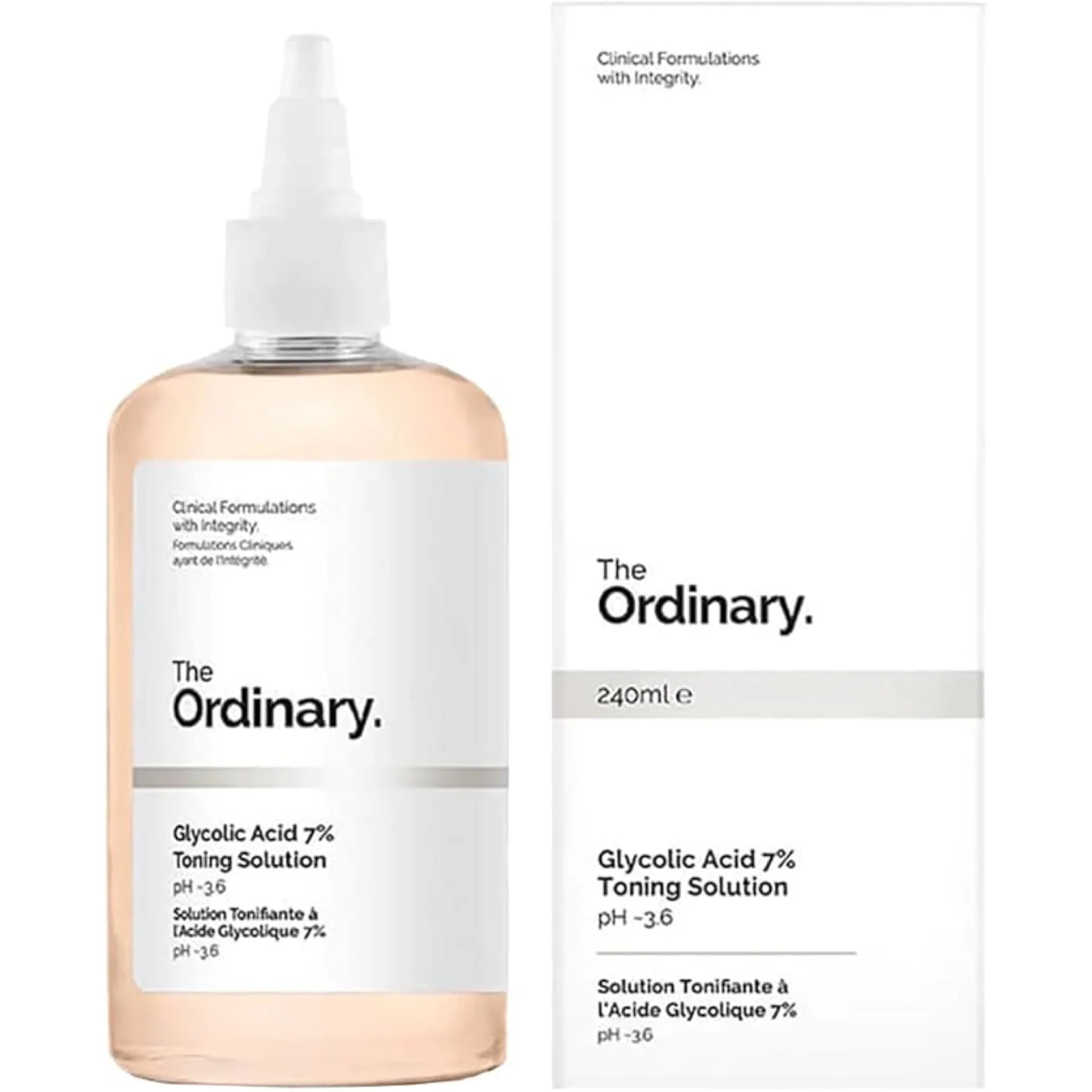 The Ordinary Glycolic Acid 7 Toning Solution (240ml) 240 ml