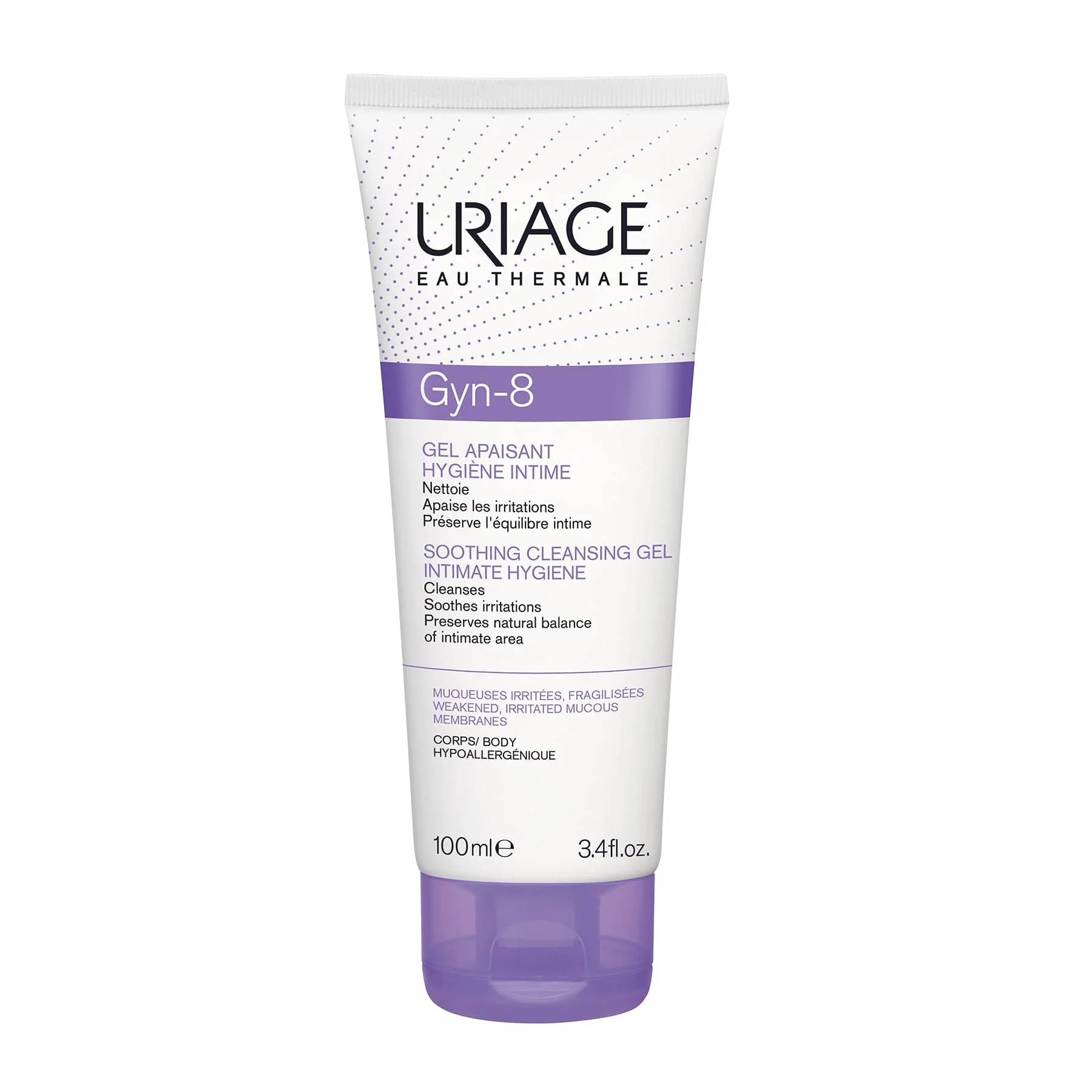 Uriage Gyn-8 Intimate Hygeine Cleansing Gel Feminine Wash Soothing 100ml