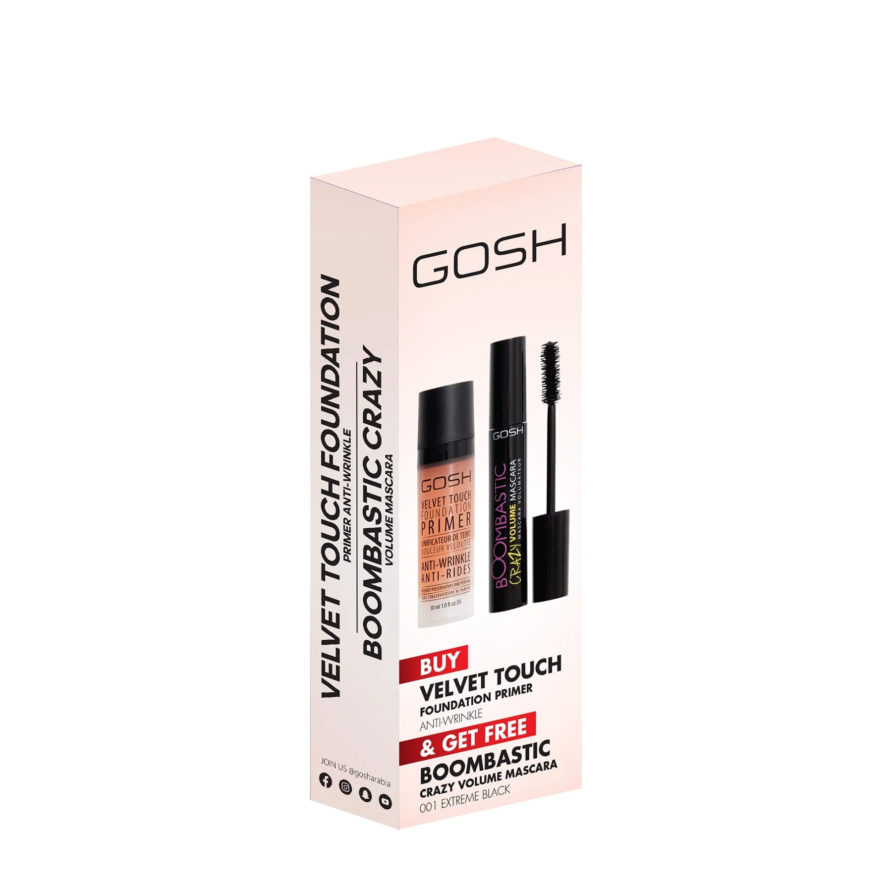 Velvet Touch Foundation and Boombastic Mascara Set 2 pcs
