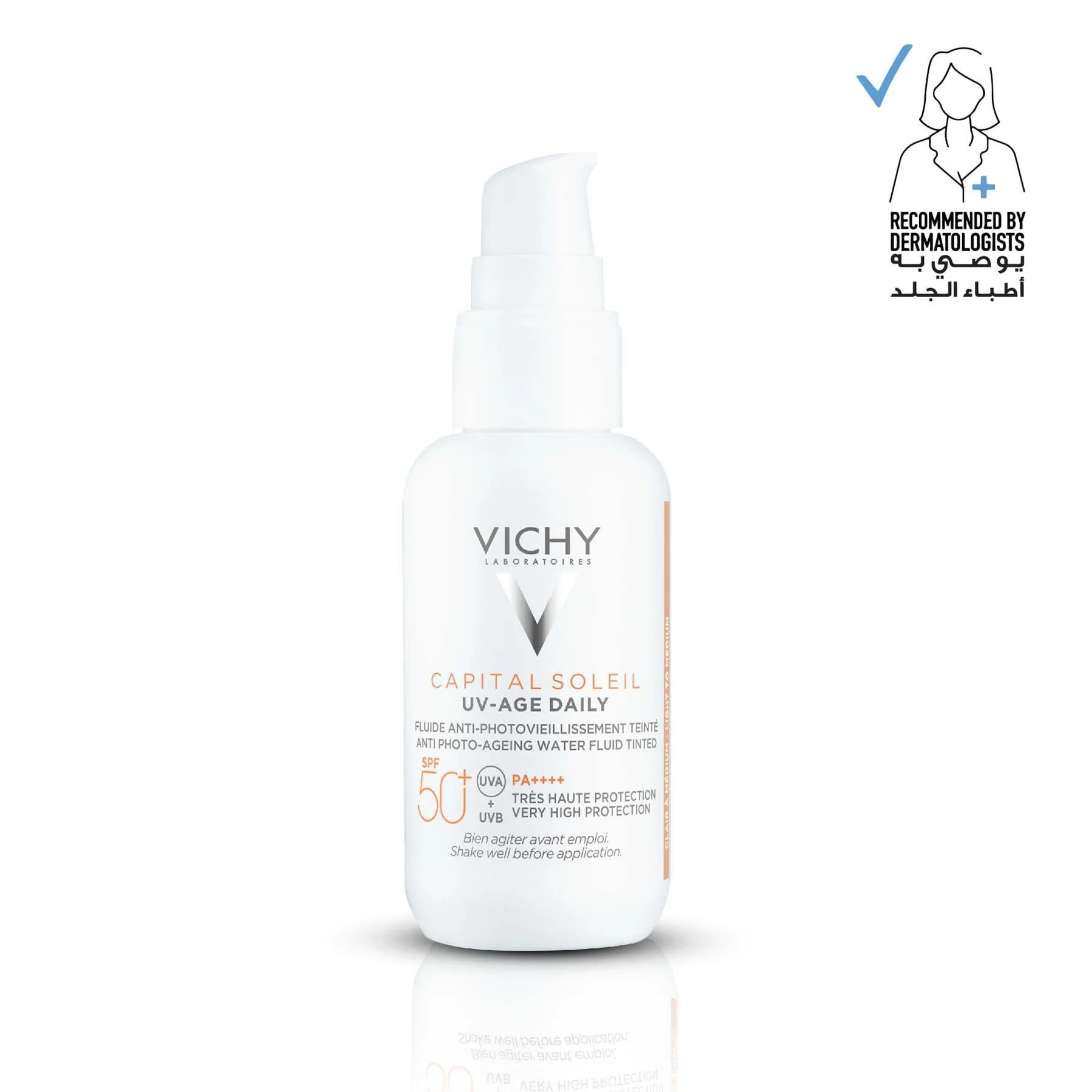 Vichy Capital Soleil Uv-âge Daily Fluide Tinted Sfp50+ 40 Ml