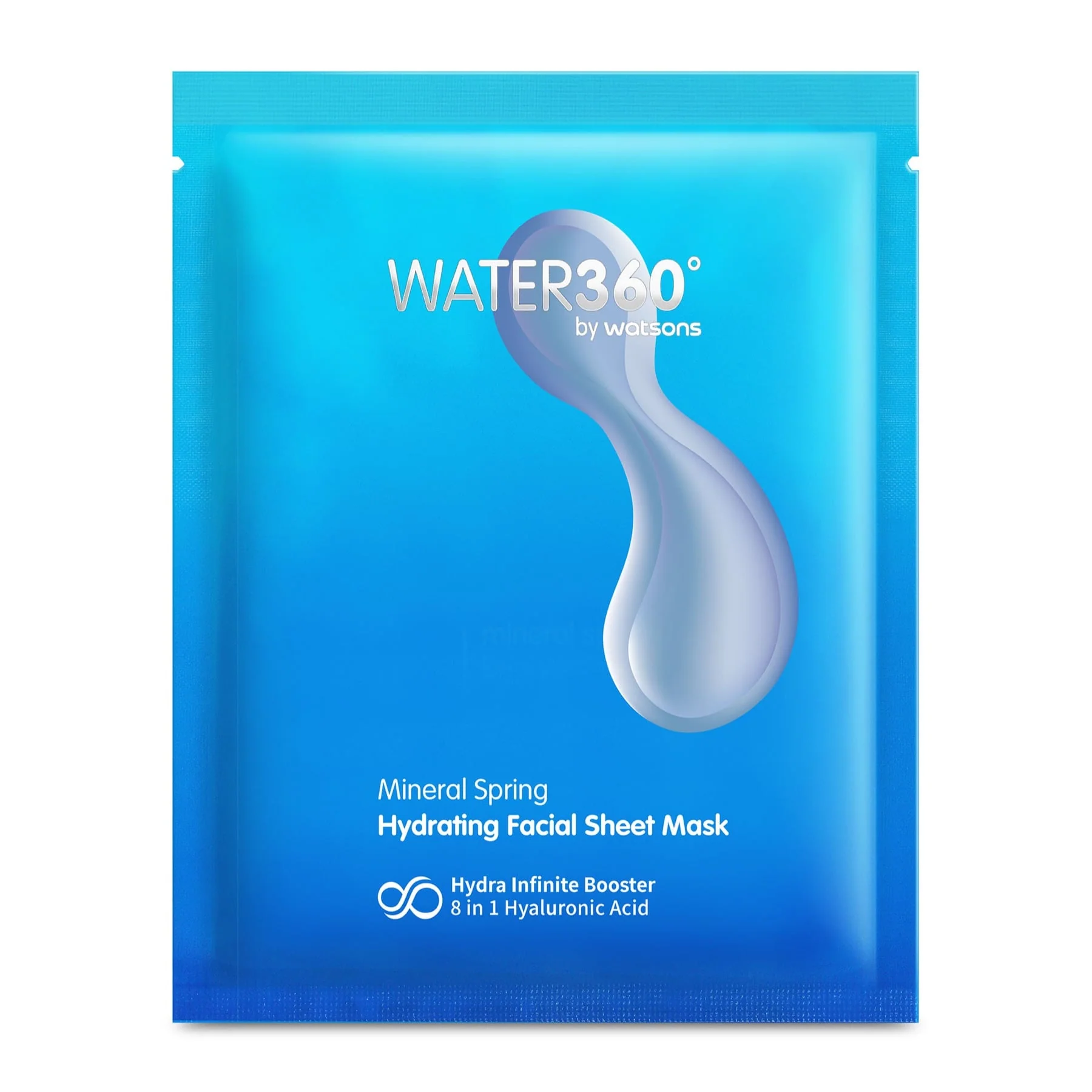 Water 360 by Watsons Hydrating Facial Sheet Mask 1s x 28ml