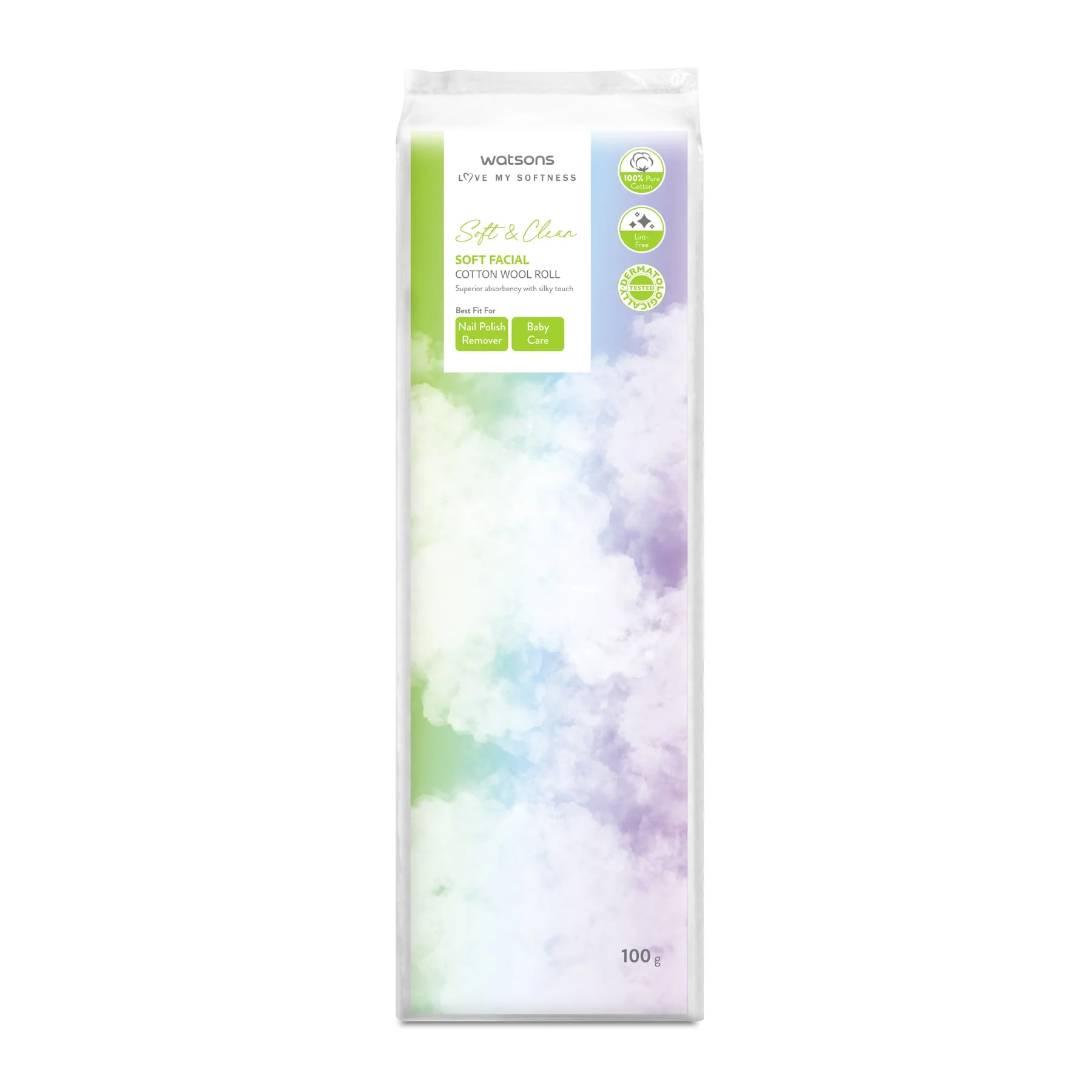 Watsons Cotton Wool 100g