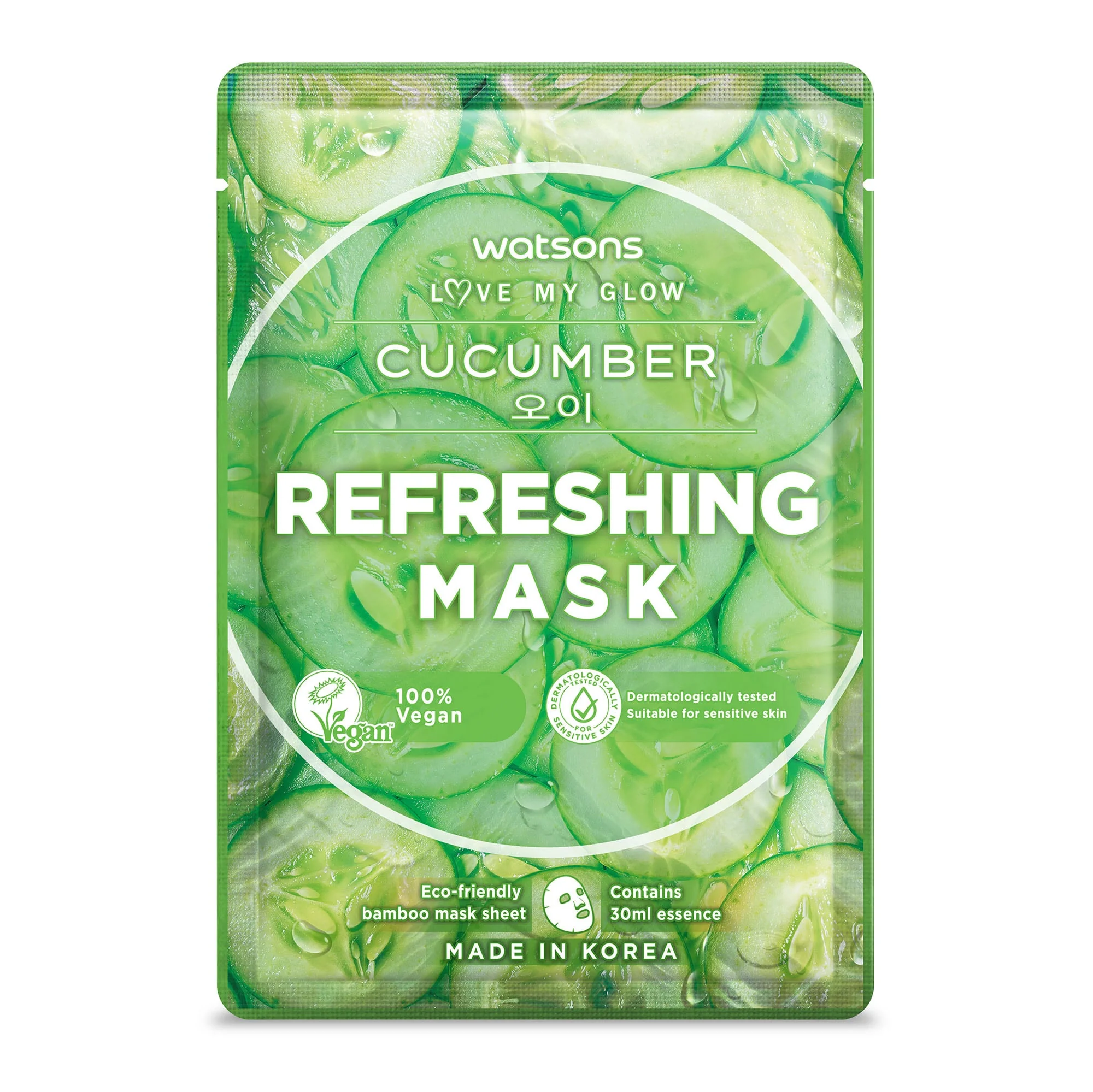 Watsons Cucumber Refreshing Mask 1pc