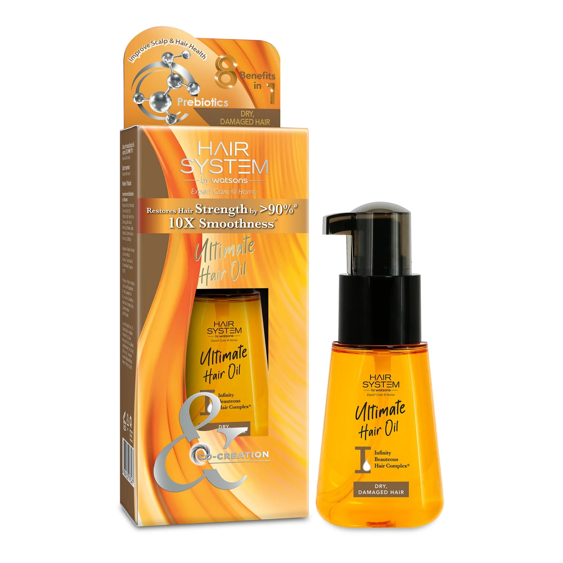 Watsons Hair Systems by Watsons Ultimate Hair Oil for Dry, Damaged Hair 70ml