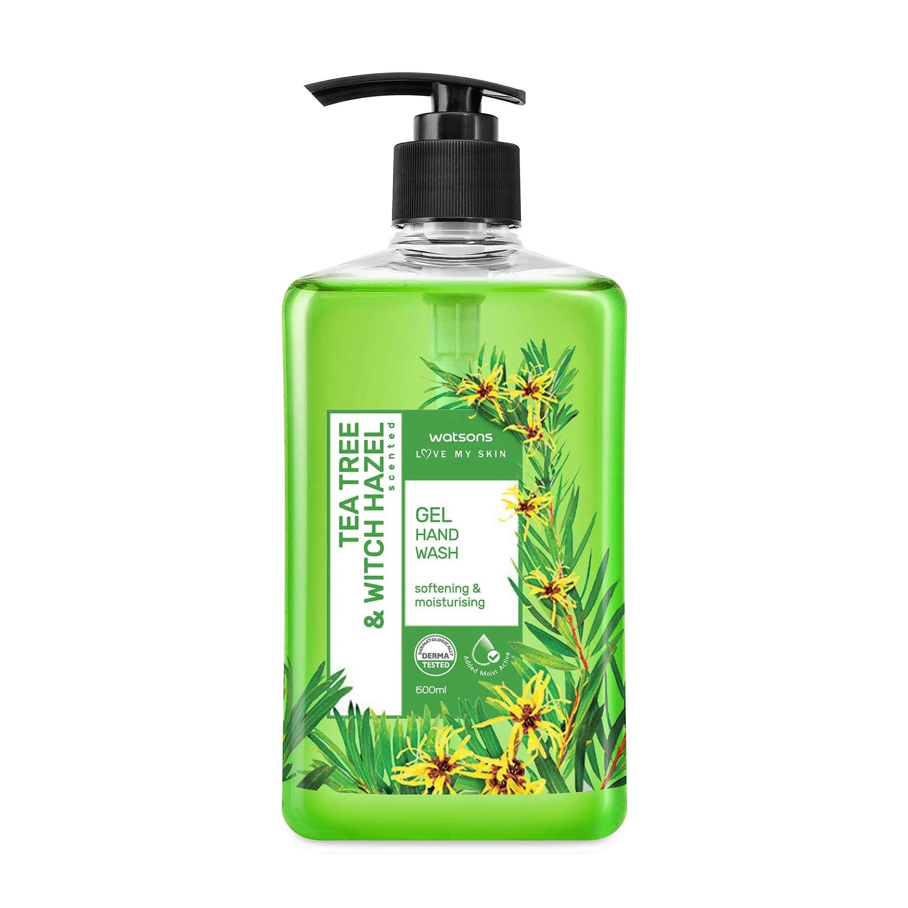 Watsons Love My Skin Gel Hand Wash Tea Tree & Witch Hazel 500ml