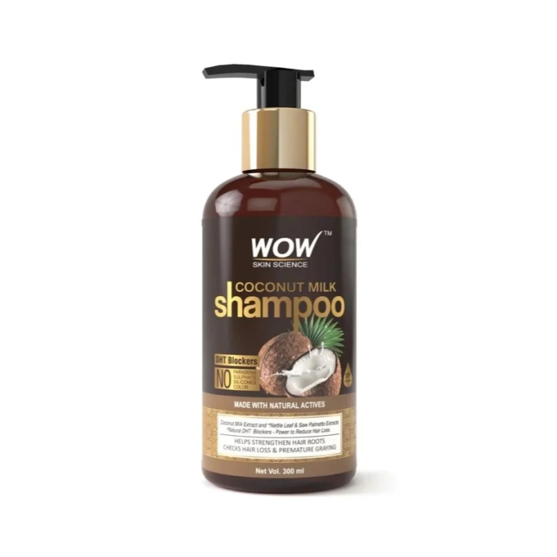 WOW Skin Science Coconut Milk Shampoo 300 ml